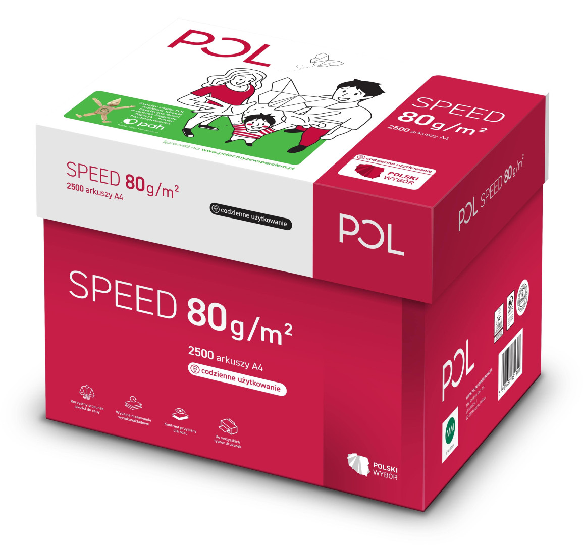 Papier ksero POLspeed  A4/80g